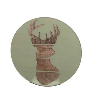 Handmade, 1ft circular rustic decor sign 💕